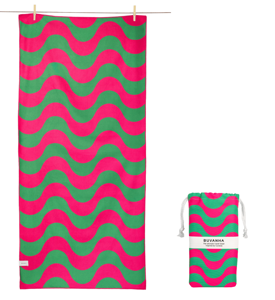 Buvanha Reishanddoek Curaçao 02 - 200 x 90 cm