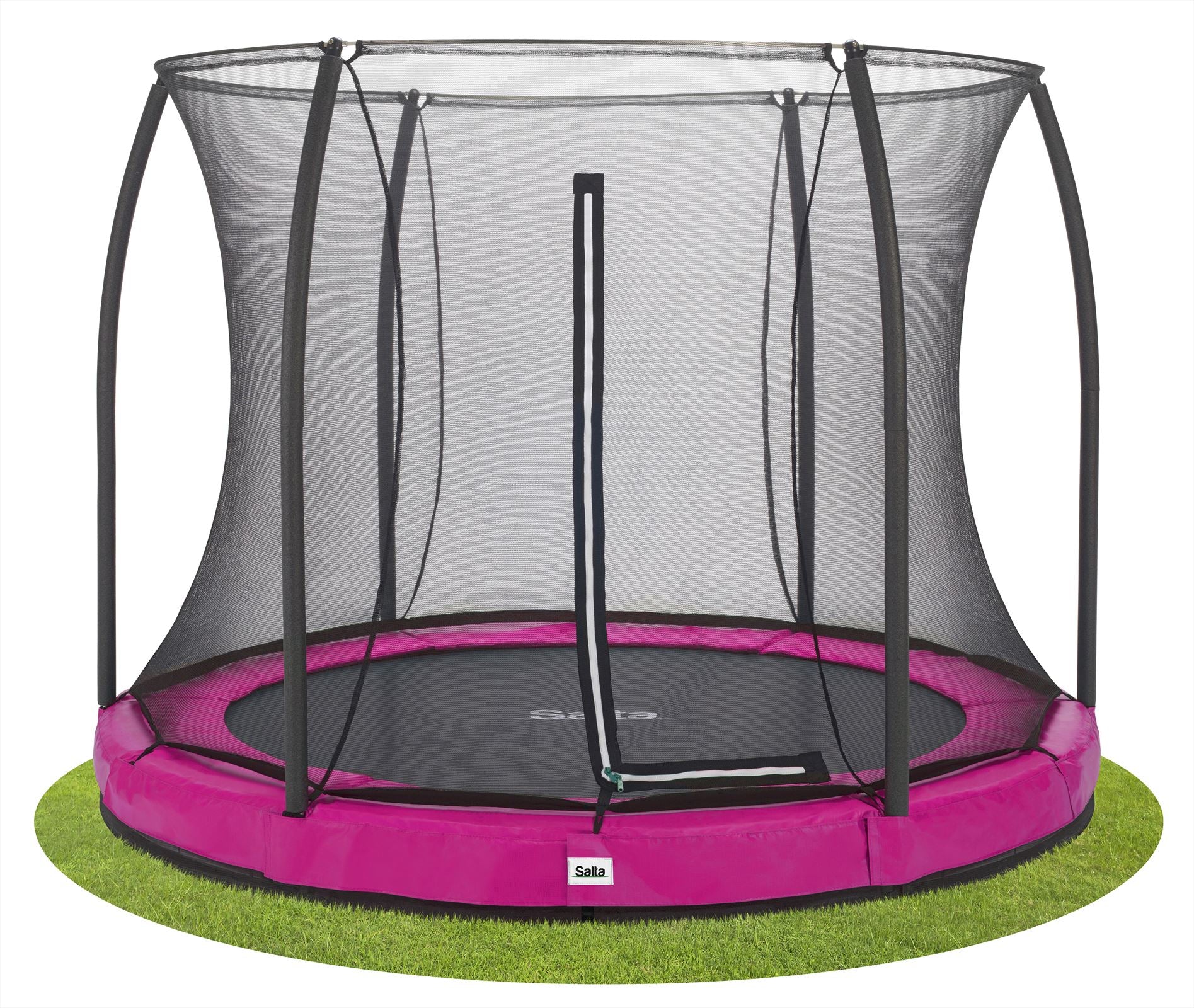 Salta Comfort Edition Ground Trampoline met Veiligheidsnet - 305 cm - Roze