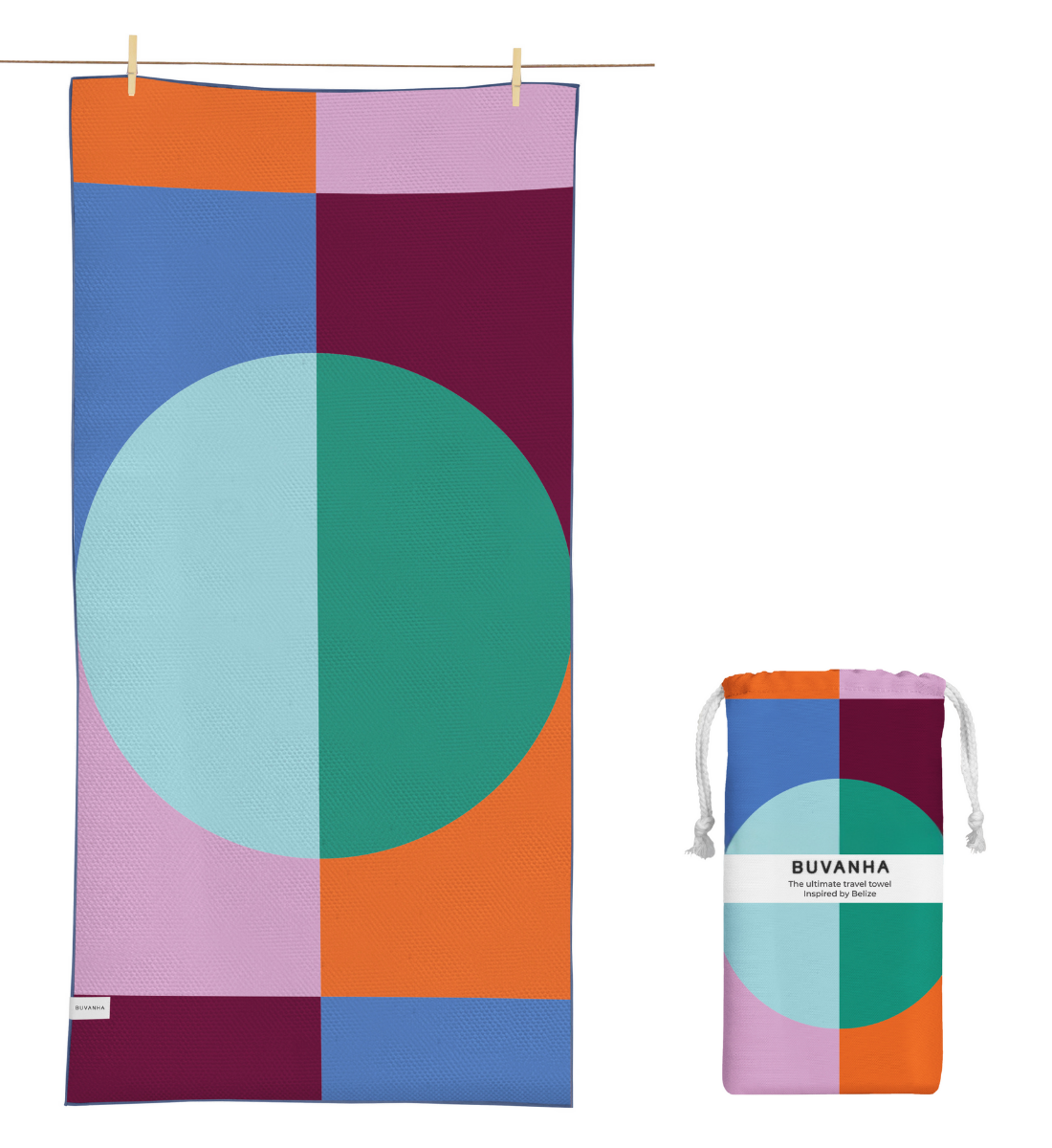 Buvanha Reishanddoek Belize 01 - 160 x 80 cm