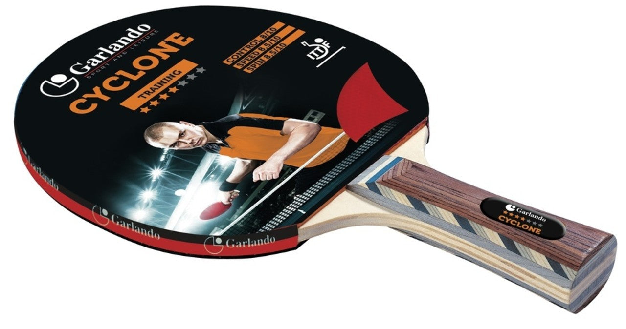 Garlando Cyclone Tafeltennis Bat - 4 Star - Bat voor training