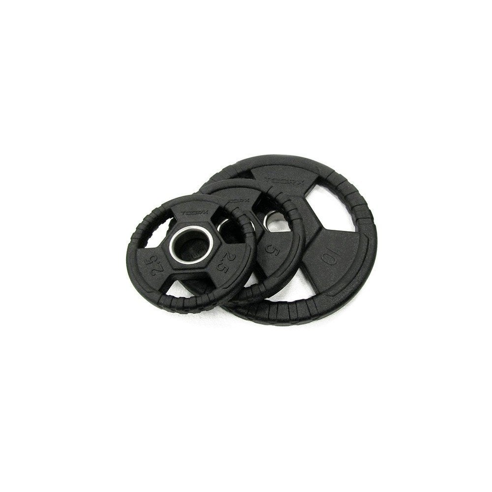 Toorx Fitness Rubber Olympische Halterschijf 50 mm - 5 kg - Per stuk