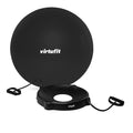VirtuFit Anti-Burst Fitnessbal Pro met Balschaal - Grijs - 45 cm