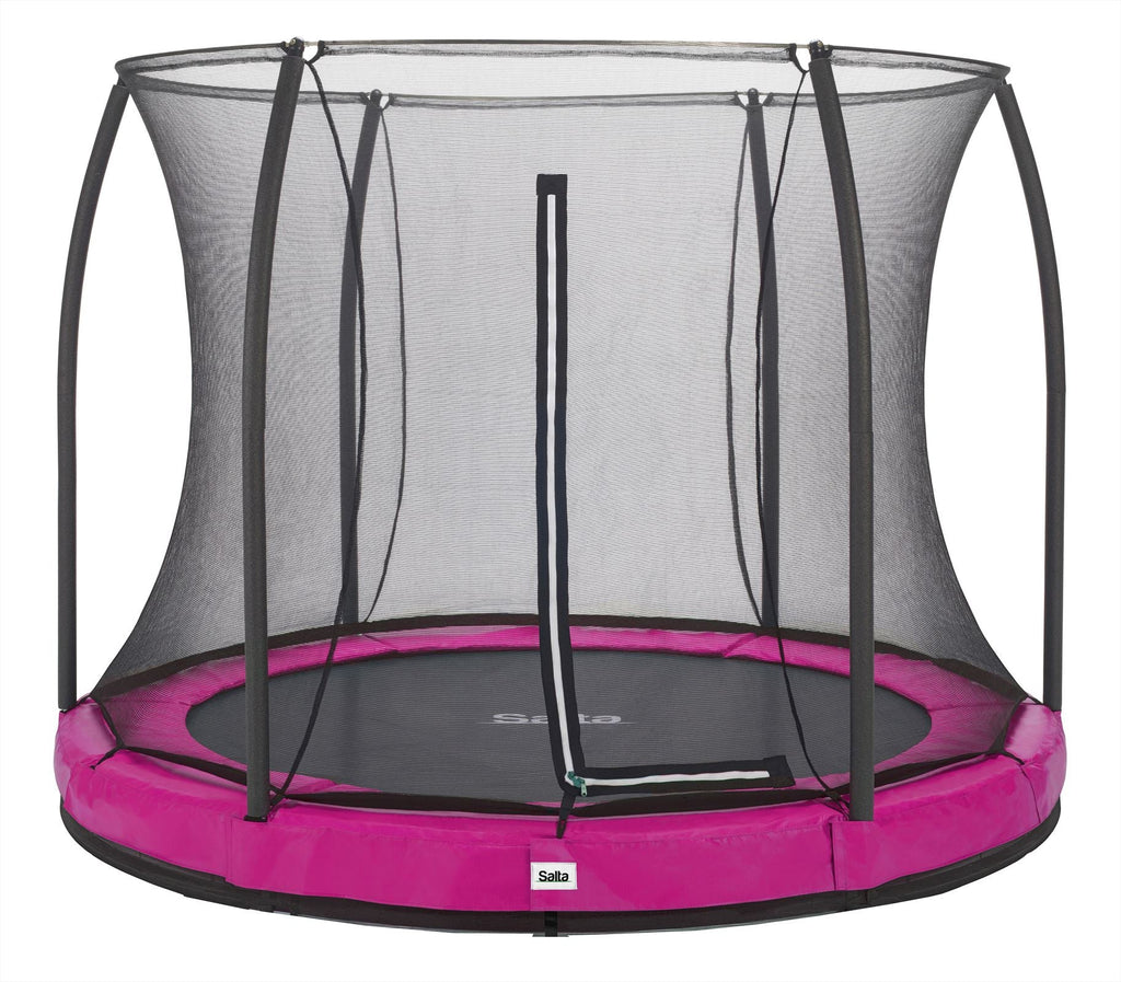 Salta Comfort Edition Ground Trampoline met Veiligheidsnet - 213 cm - Roze