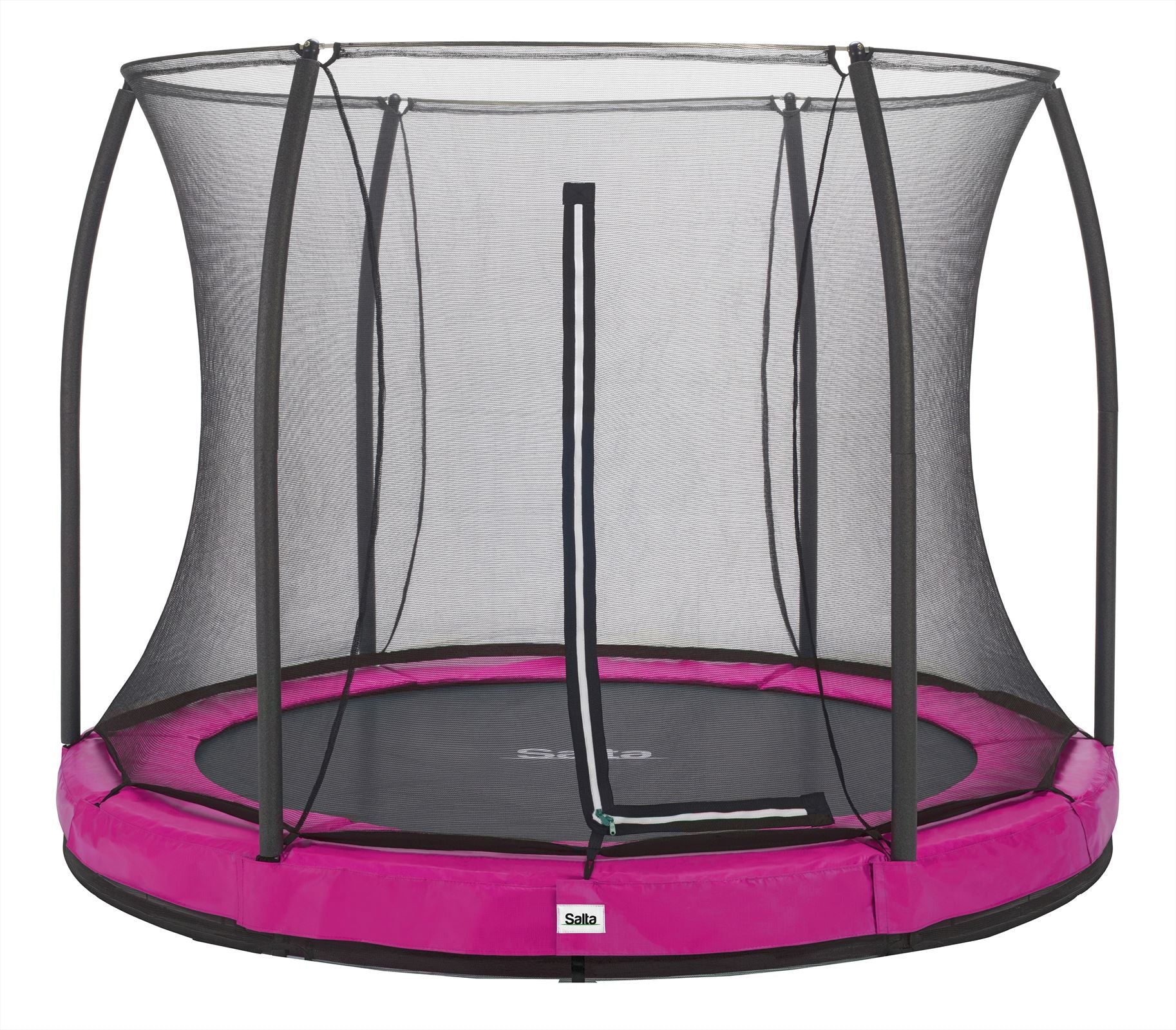 Salta Comfort Edition Ground Trampoline met Veiligheidsnet - 213 cm - Roze