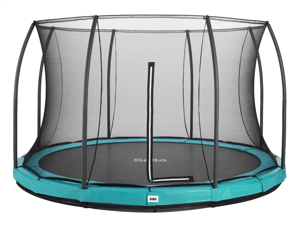 Salta Comfort Edition Ground Trampoline met Veiligheidsnet - 427 cm - Groen