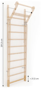 Nohrd WallBar Verhoging - 21,5 cm - Walnoot