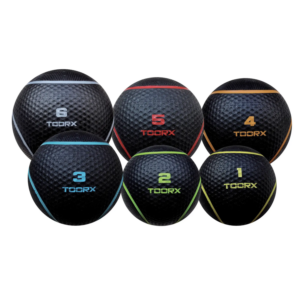 Toorx Fitness Medicine Ball - Zwart/Geel - 1 kg