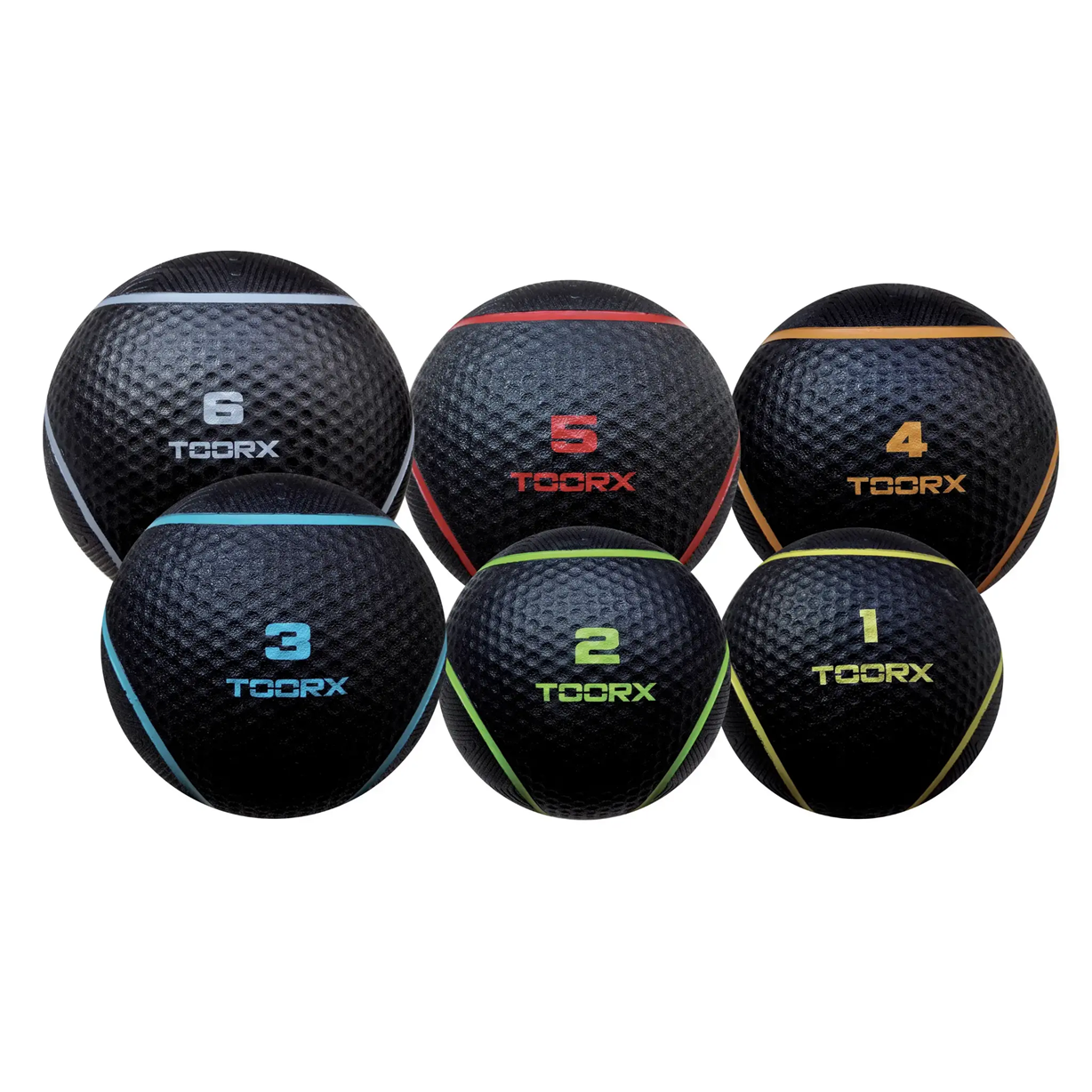Toorx Fitness Medicine Ball - Zwart/Blauw - 3 kg