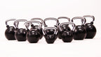 Muscle Power Rubberen Kettlebell - Zwart - 12 kg