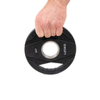 Muscle Power Olympische Halterschijf met Handgrepen - Rubber - 1,25 kg