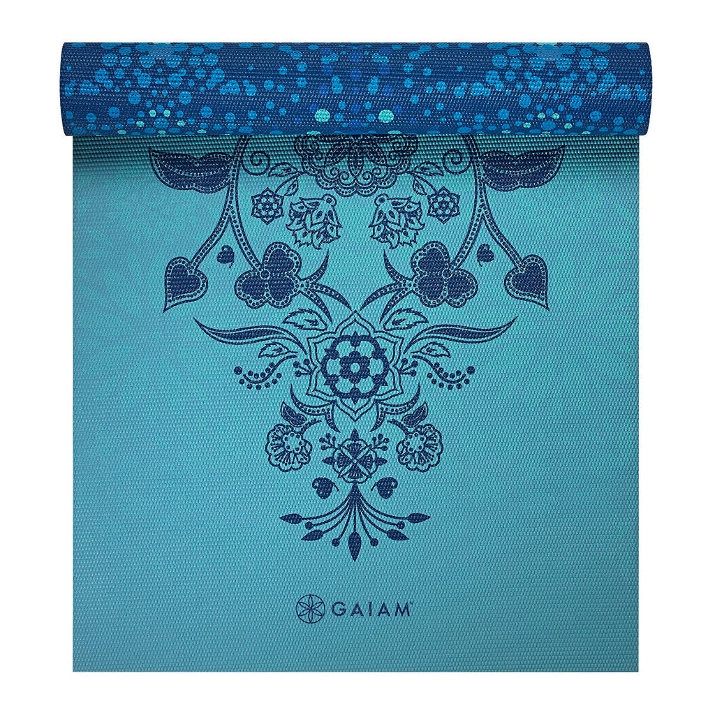 Gaiam Reversible Yoga Mat - 6 mm - Mystic Sky