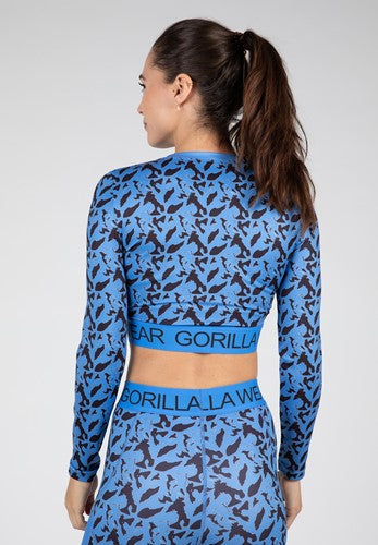 Gorilla Wear Osseo Long Sleeve - Blauw