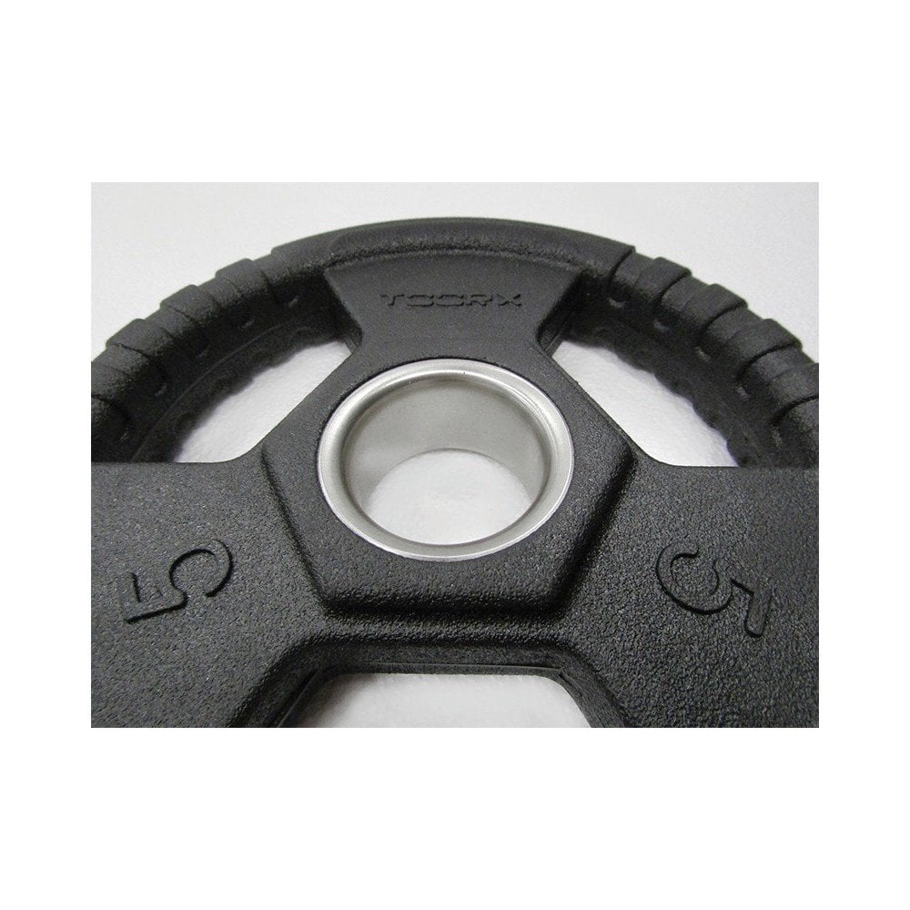 Toorx Fitness Rubber Olympische Halterschijf 50 mm - 25 kg - Per stuk