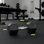 VirtuFit Hexa Dumbbell Pro Set - 2 x 15 kg