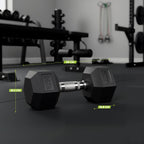 VirtuFit Hexa Dumbbell Pro - 25 kg - Per Stuk