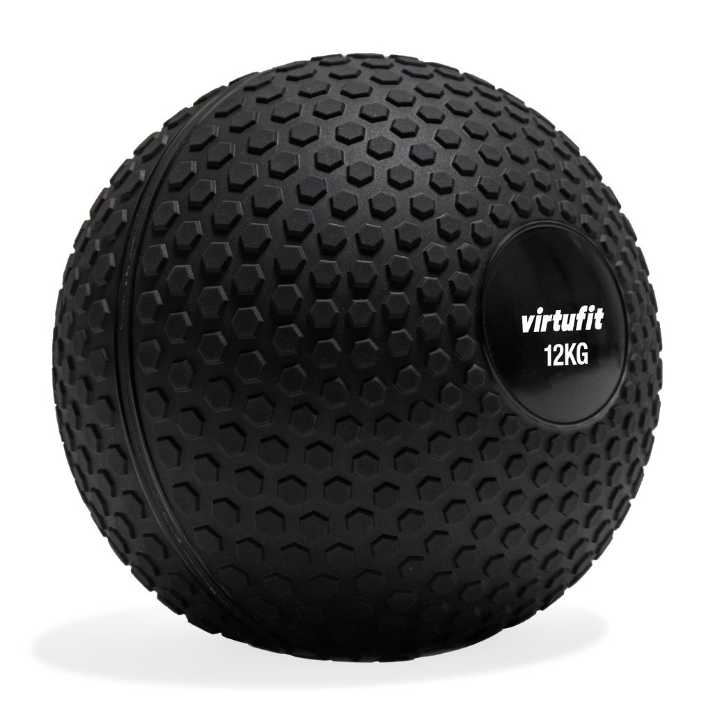 VirtuFit Slam Ball – Fitness Bal – 12 kg – Zwart