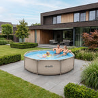 VirtuFit Rond Zwembad - Ø244 x 76 cm - Beige