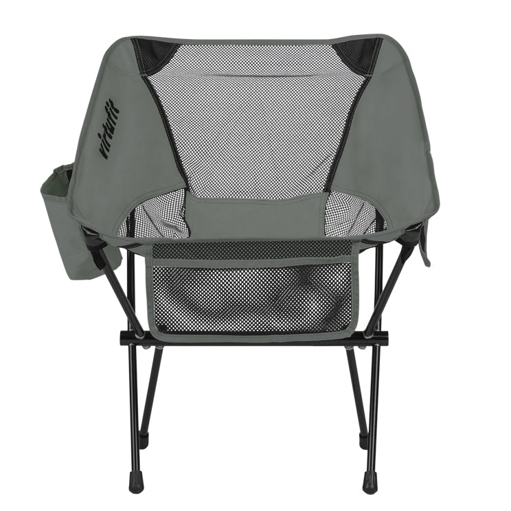 VirtuFit Camping Stoel Compact - Strandstoel - Opvouwbaar - Grijs
