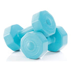 Gymstick Active Vinyl Dumbbell Set - Blauw - 2 x 5 kg