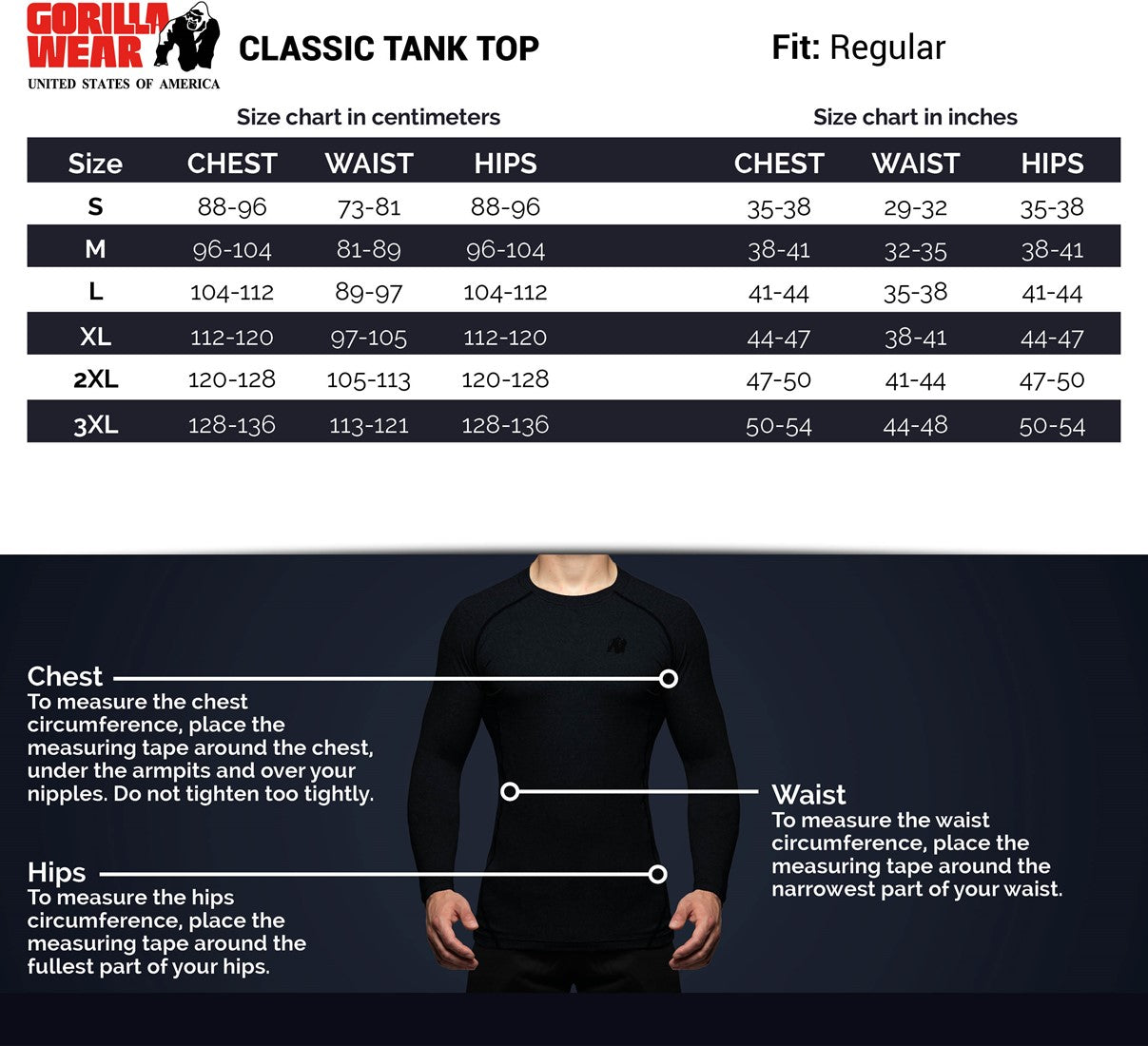 Gorilla Wear Classic Tank Top - Legergroen