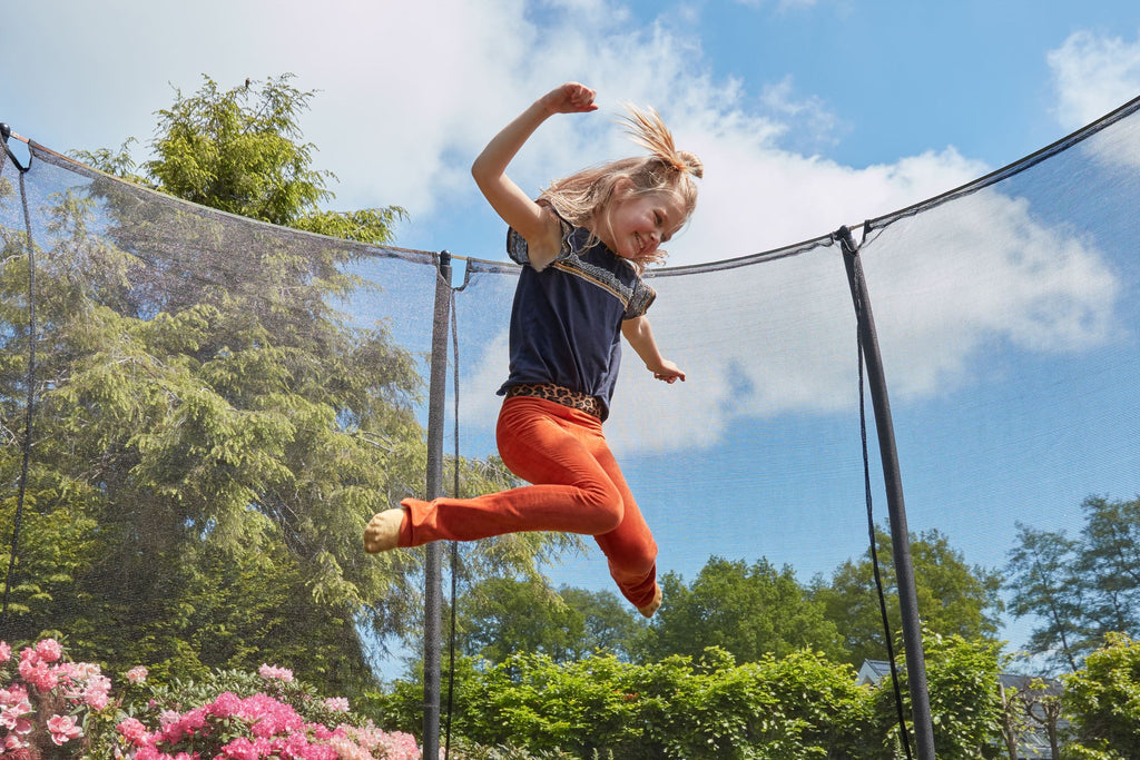 Salta Comfort Edition Ground Trampoline met Veiligheidsnet - 305 x 214 cm - Zwart
