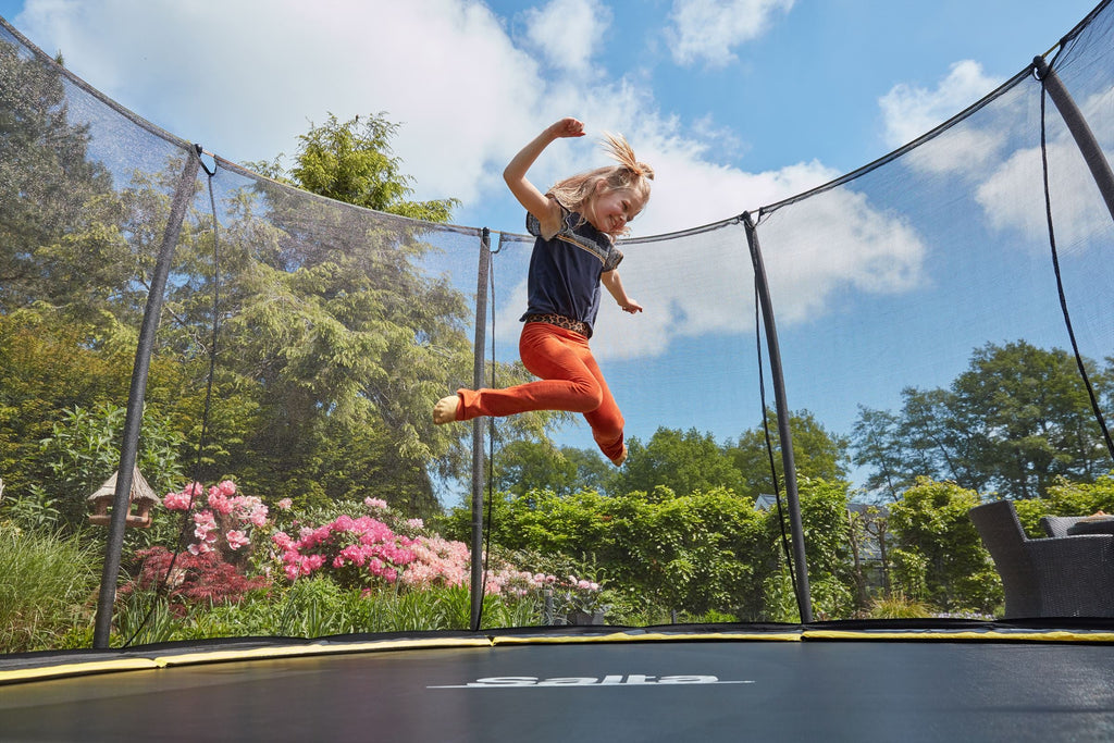 Salta Comfort Edition Ground Trampoline met Veiligheidsnet - 427 cm - Zwart