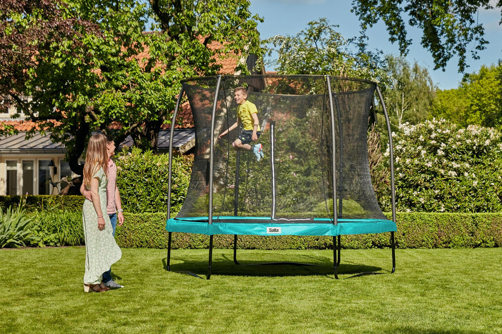 Salta Comfort Edition Trampoline met Veiligheidsnet - 251 cm - Groen