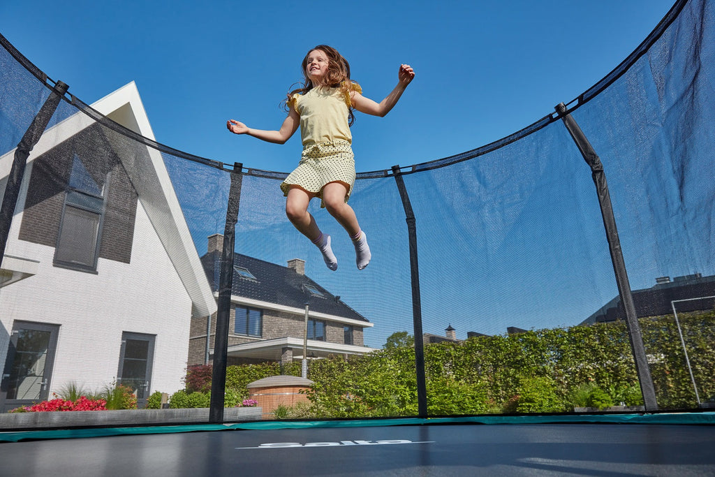 Salta Premium Ground Trampoline met Veiligheidsnet - 251 cm - Groen