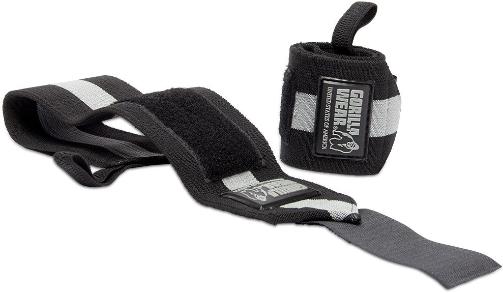 Gorilla Wear Wrist Wraps Ultra - Zwart/Wit