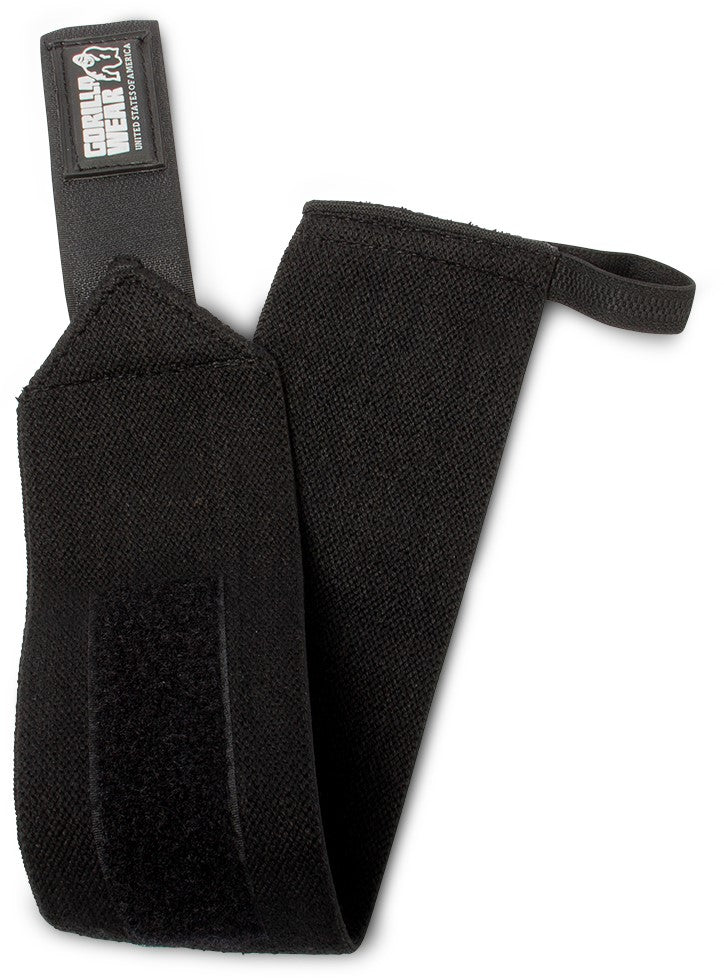 Gorilla Wear Basic Wrist Wraps - Zwart/Rood