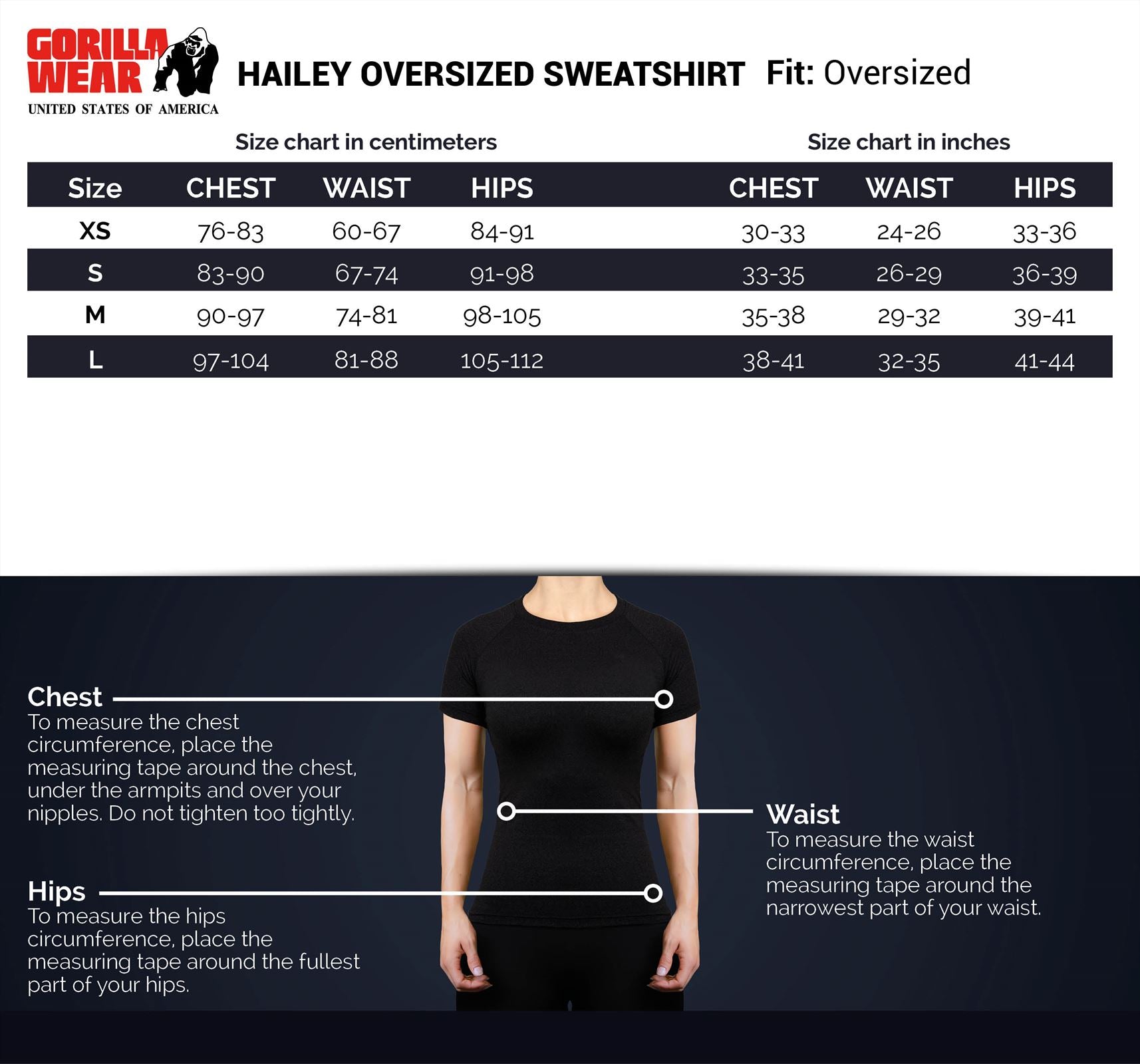 Gorilla Wear Hailey Oversized Sweatshirt - Grijs Gemeleerd