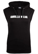 Gorilla Wear Virginia Mouwloos Hoodie - Zwart