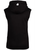Gorilla Wear Virginia Mouwloos Hoodie - Zwart