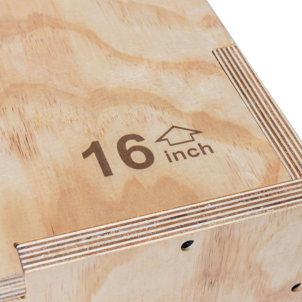 VirtuFit Houten Plyo Box 3-in-1 - Klein - 40 x 45 x 50 cm - Tweedekans