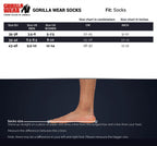 Gorilla Wear Enkelsokken 2-Pack - Zwart