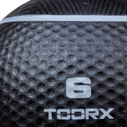 Toorx Fitness Medicine Ball - Zwart/Rood - 5 kg