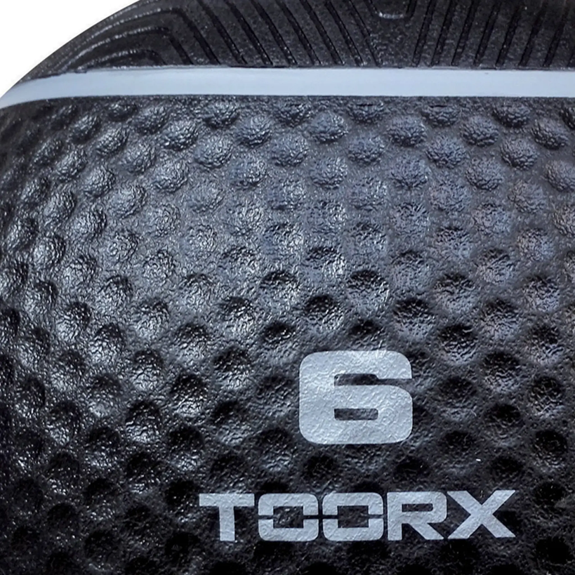 Toorx Fitness Medicine Ball - Zwart/Rood - 5 kg