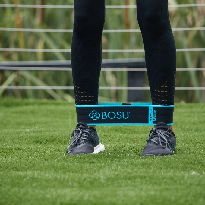 Bosu Weerstandsband - Fabric Resistance Band - Medium - Blauw