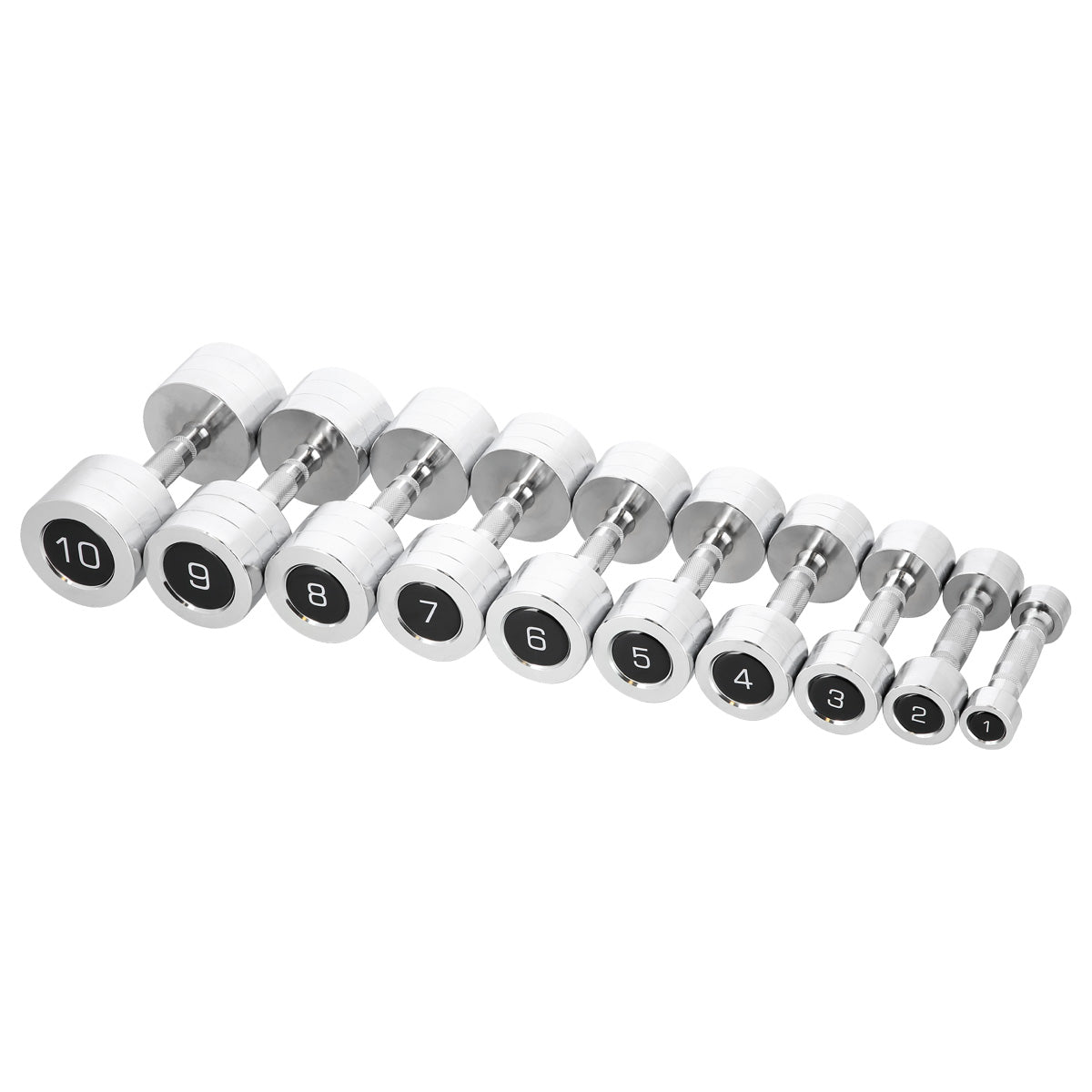HMS Chroom Dumbbell Set - 2 x 10 kg