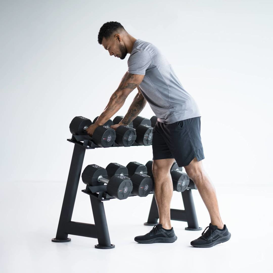 Lifemaxx LMX Dumbbellrack 20 Sets - Zwart