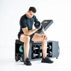 Lifemaxx Ronde PU Dumbbell Set - 2 x 20 kg