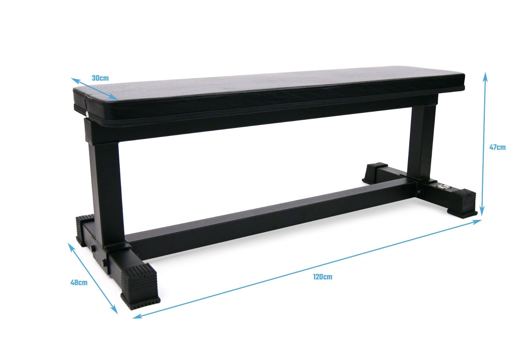 Muscle Power Flat Bench Heavy - Platte Fitnessbank