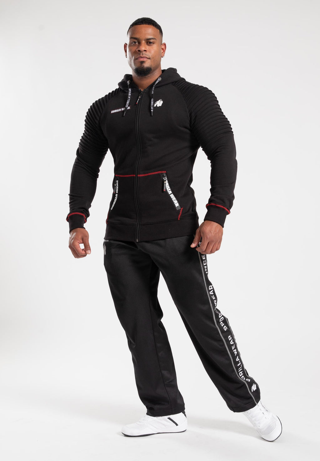 Gorilla Wear Georgia Zipped Hoodie - Zwart