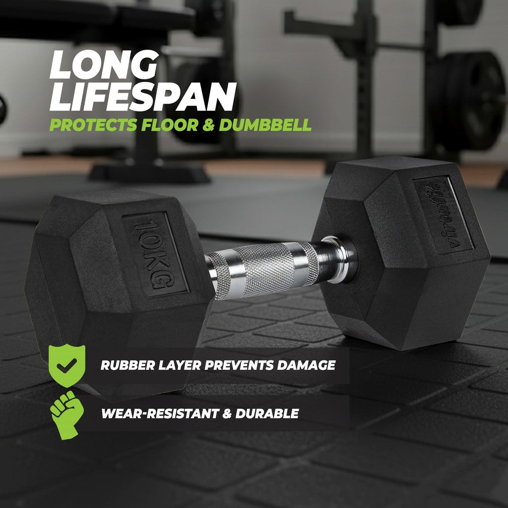 VirtuFit Hexa Dumbbell Pro - 35 kg - Per Stuk