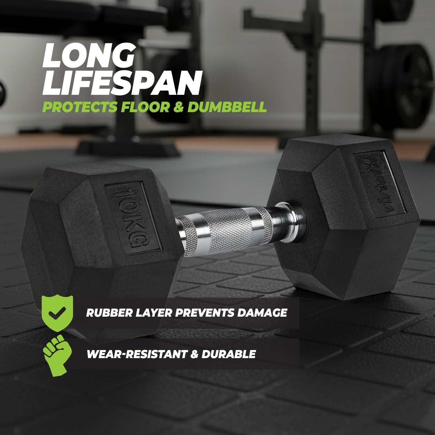 VirtuFit Hexa Dumbbell Pro - 32,5 kg - Per Stuk
