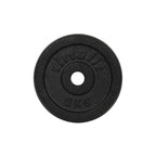 VirtuFit Gietijzeren Halterschijf - Halter gewicht - 30 mm - 5 kg - Zwart