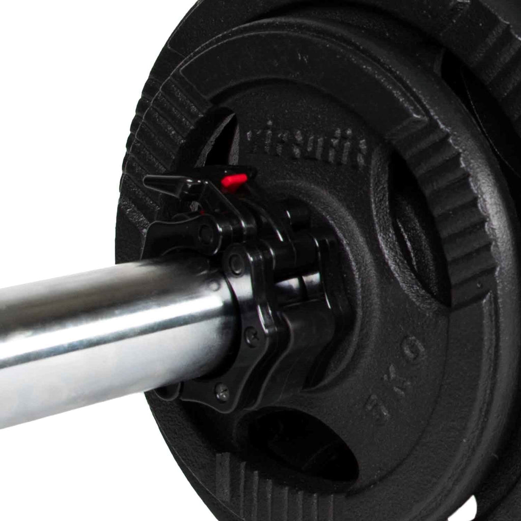 VirtuFit Olympische Gietijzeren Halterset - 90 kg