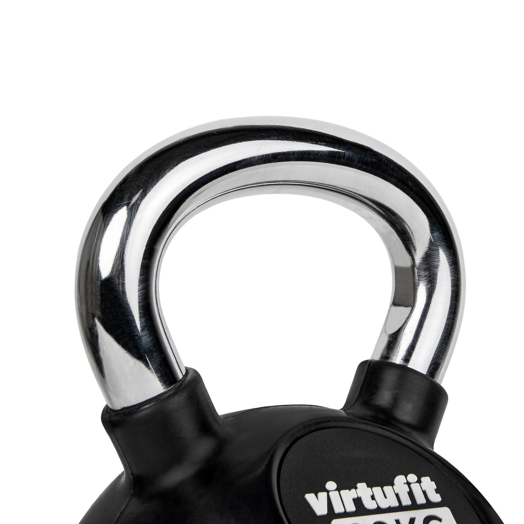 VirtuFit Kettlebell - Rubber/Chroom - 16 kg