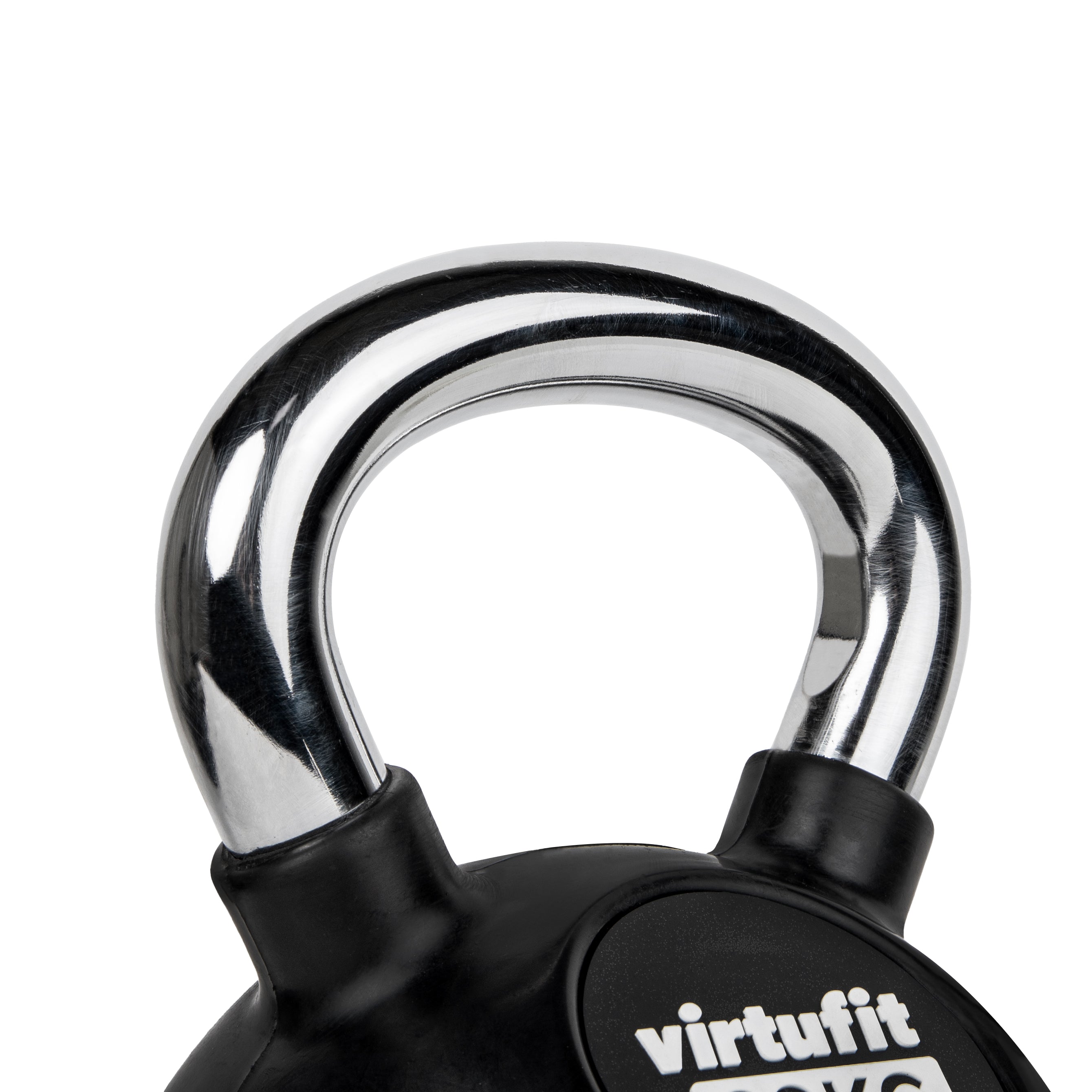 VirtuFit Kettlebell - Rubber/Chroom - 20 kg