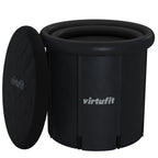 VirtuFit IJsbad XXL - 375 Liter - Antraciet - Inclusief accessoires - Tweedekans